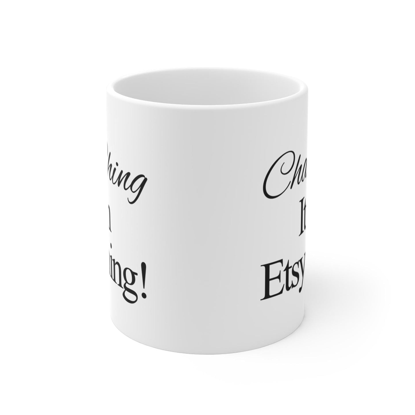 Cha-Ching Its an Etsy Thing Mug, Boss Lady Xmas Gifts for Her, Inspirational Motivational Quotes Coffee Mug Gift for Work from Home Mug