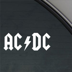 ACDC ROCK BAND Decal Car Truck Bumper Window Sticker