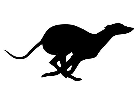 Greyhound Car Sticker Decal