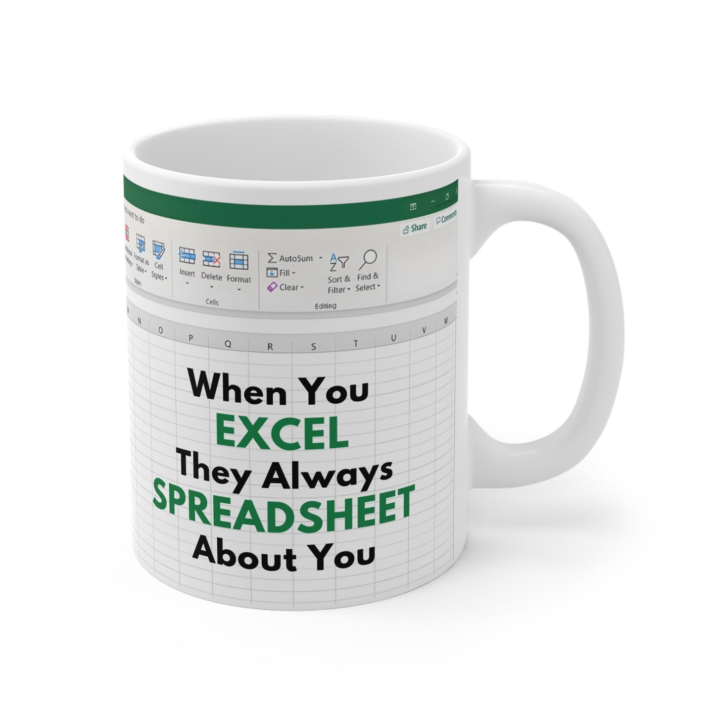 Freak in the sheets excel mug when you excel spreadsheet gift for colleaugue accounting boss friend personalised name birthday xmas gift