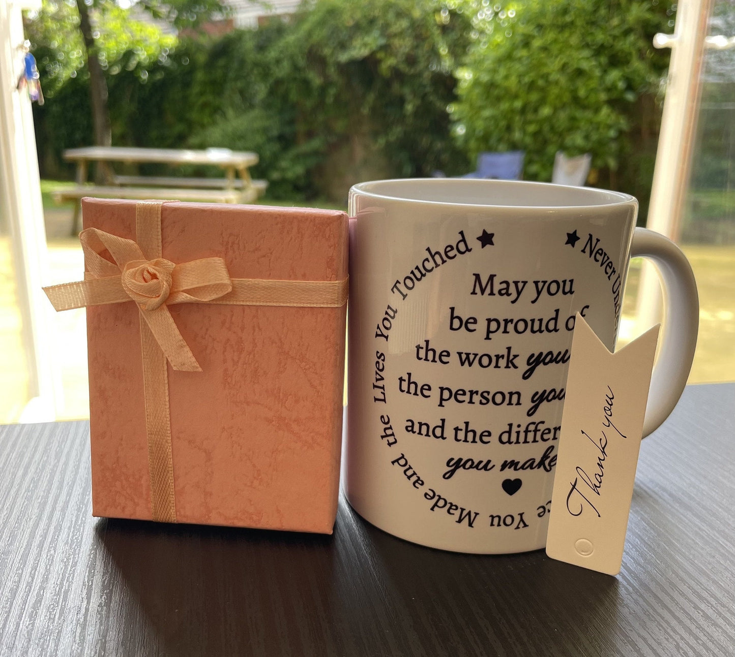 Gift Set May You Be Proud, End of Year Teacher, Thank you Mug & Keychain Bundle, Difference You Make, Keyring Gift Box, Appreciation Present