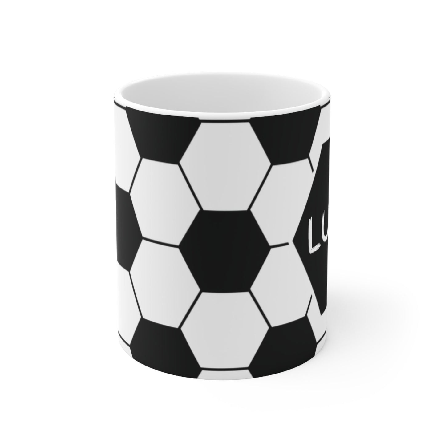 Football Gifts for Boys, Football Girls, Personalised Football Mug, Soccer Ball, Birthday Gift for Her, Sports Fan, Football Coach Gifts